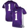 #1 Kansas State Wildcats Garb Youth Football Jersey - Purple - Front View