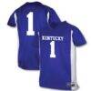 #1 Kentucky Wildcats Garb Youth Football Jersey - - Front View