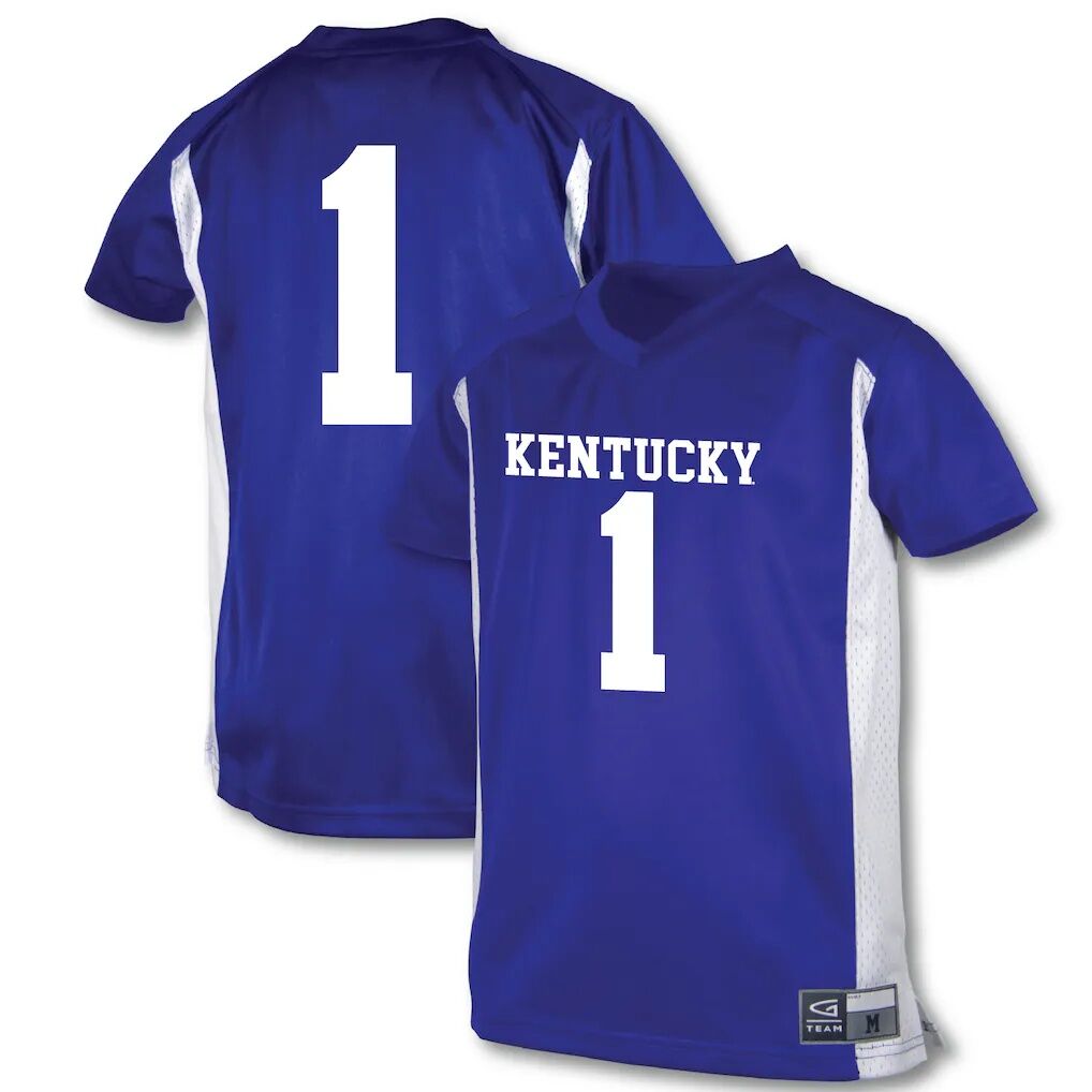 #1 Kentucky Wildcats Garb Youth Football Jersey - Royal
