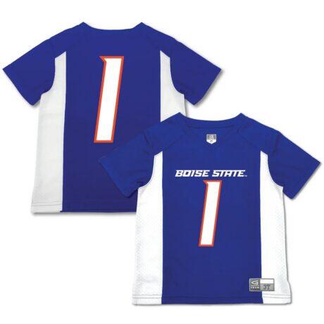 #1 Boise State Broncos Garb Toddler Football Jersey - - Front View