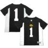 #1 Iowa Hawkeyes Garb Toddler Football Jersey - Black - Front View