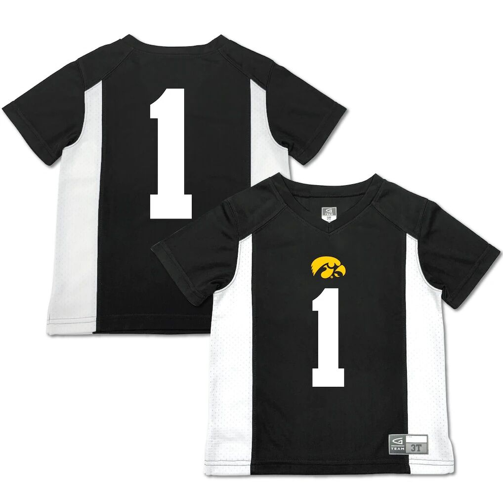 #1 Iowa Hawkeyes Garb Toddler Football Jersey