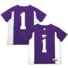#1 Kansas State Wildcats Garb Toddler Football Jersey - Purple - Front View