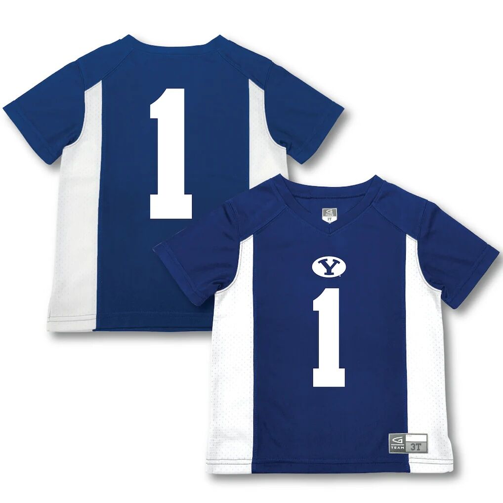 #1 BYU Cougars Garb Toddler Football Jersey - Royal