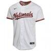 CJ Abrams Washington Nationals Nike Youth Home Game Player Jersey - White - Side View