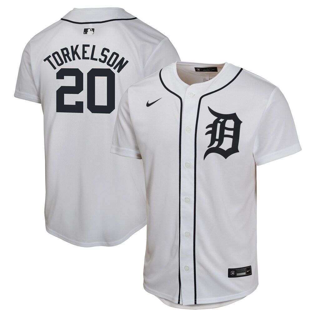 Spencer Torkelson Detroit Tigers Nike Youth Home Game Player Jersey