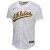 Zack Gelof Athletics Nike Youth Home Game Player Jersey - Gray - Side View