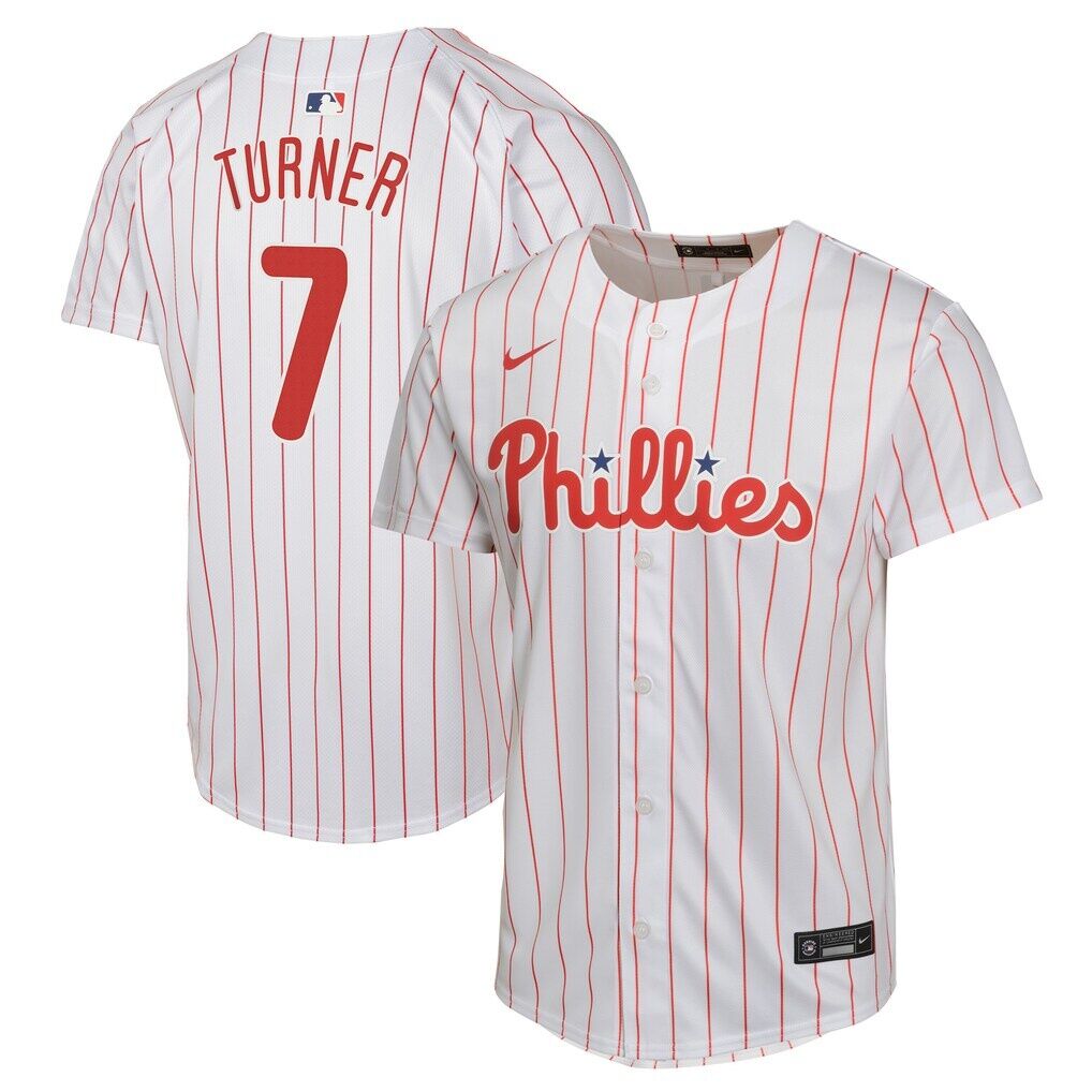Trea Turner Philadelphia Phillies Nike Youth Home Game Player Jersey