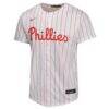 Trea Turner Philadelphia Phillies Nike Youth Home Game Player Jersey - White - Side View