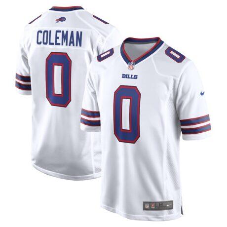 Keon Coleman Buffalo Bills Nike Game Jersey - White - Front View
