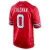 Keon Coleman Buffalo Bills Nike Alternate Game Jersey - Red - Detail View