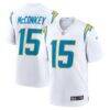 Ladd McConkey Los Angeles Chargers Nike Game Jersey - White - Front View