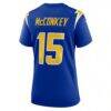 Ladd McConkey Los Angeles Chargers Nike Women's Alternate Game Jersey - - Detail View