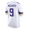 J.J. McCarthy Minnesota Vikings Nike Game Jersey - White - Alt2