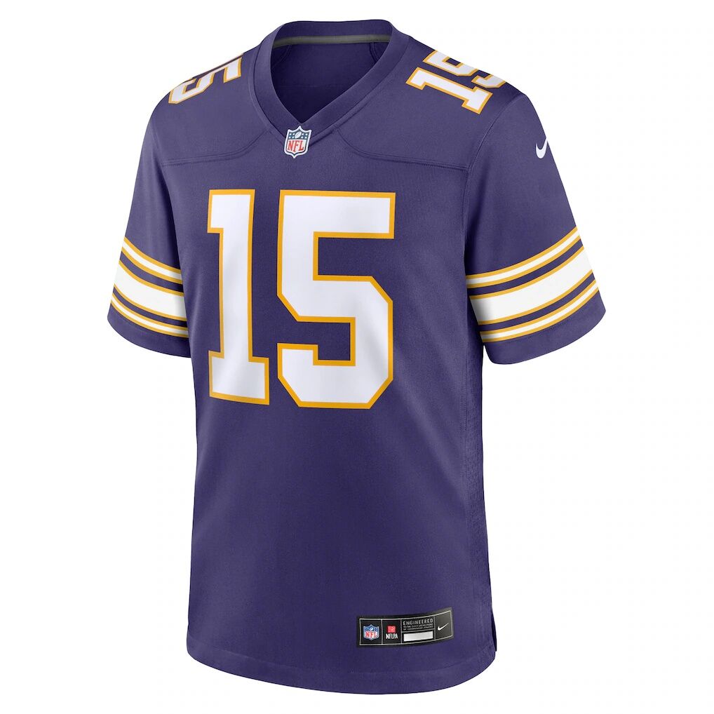 Dallas Turner Minnesota Vikings Nike Alternate Game Jersey