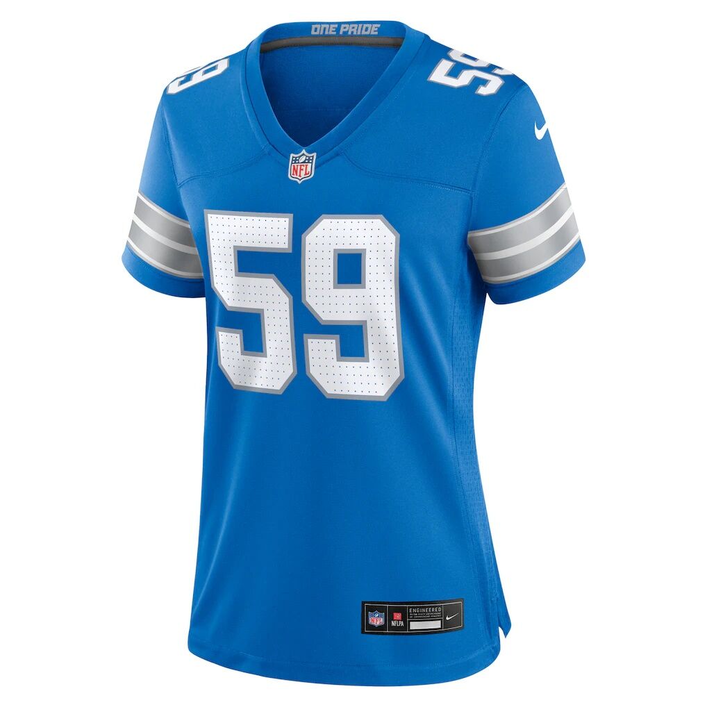 Giovanni Manu Detroit Lions Nike Women's Team Game Jersey
