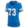 Christian Mahogany Detroit Lions Nike Women's Team Game Jersey - Blue - Side View