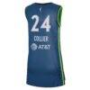 Napheesa Collier Minnesota Lynx Nike Unisex Explorer Edition Victory Player Jersey - Blue - Detail View
