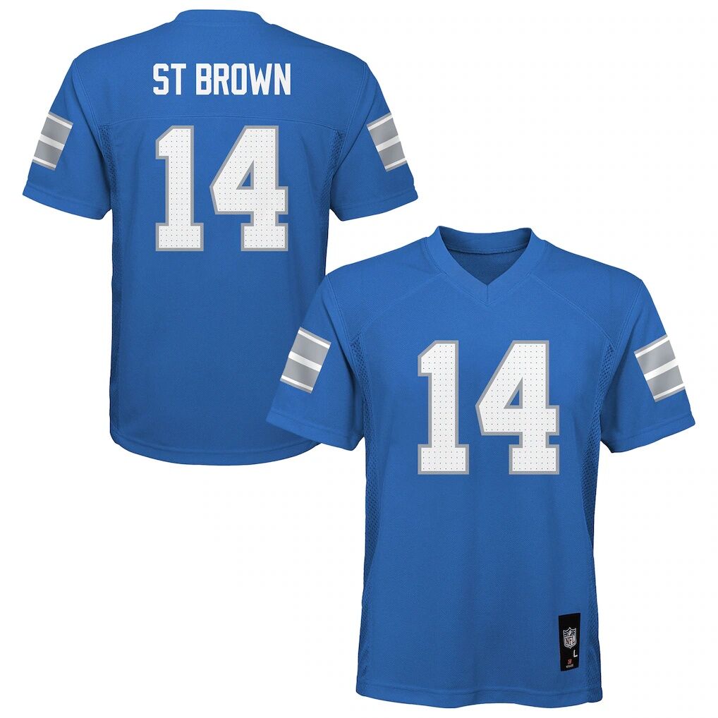 Amon-Ra St. Brown Detroit Lions Youth Replica Jersey