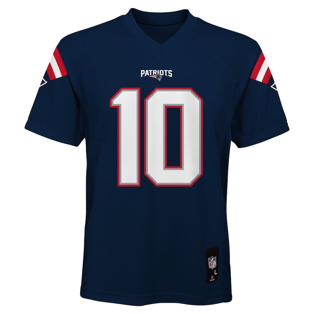 Drake Maye New England Patriots Youth Replica Jersey