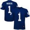 Malik Nabers New York Giants Youth Replica Jersey - - Front View