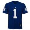 Malik Nabers New York Giants Youth Replica Jersey - - Side View