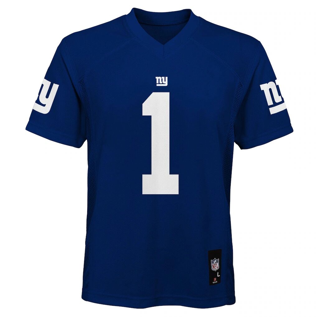 Malik Nabers New York Giants Youth Replica Jersey - Royal