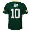 Jordan Love Green Bay Packers Youth Replica Jersey - Green - Detail View