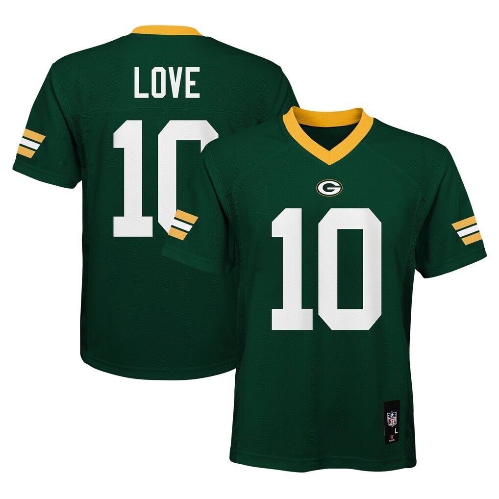 Jordan Love Green Bay Packers Youth Replica Jersey