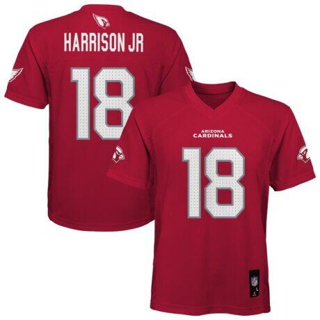 Marvin Harrison Jr. Arizona Cardinals Youth Replica Jersey - - Front View