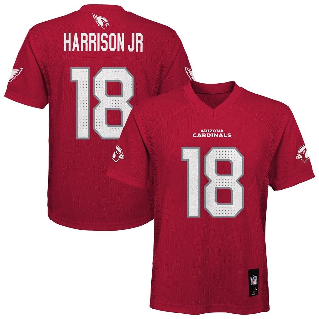 Marvin Harrison Jr. Arizona Cardinals Youth Replica Jersey - Cardinal