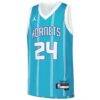 Brandon Miller Charlotte Hornets Nike Youth Swingman Jersey - Teal - Side View