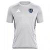 Sporting Kansas City adidas 2025 Training Jersey - Silver - Side View