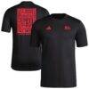 D.C. United adidas Local Wrap T-Shirt - Black - Front View