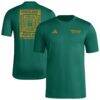 Portland Timbers adidas Local Wrap T-Shirt - Green - Front View