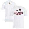 Atlanta United FC adidas 2025 Jersey Hook AEROREADY T-Shirt - White - Front View