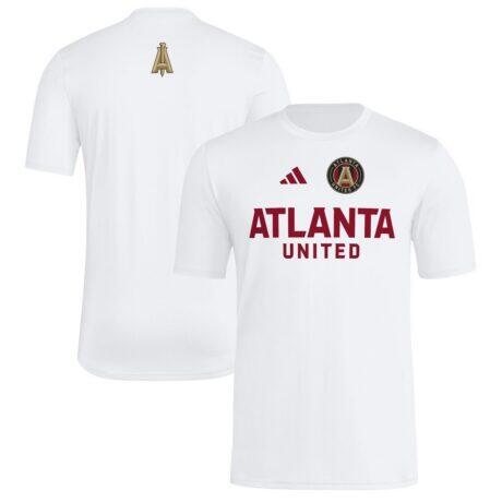 Atlanta United FC adidas 2025 Jersey Hook AEROREADY T-Shirt - White - Front View