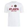 Atlanta United FC adidas 2025 Jersey Hook AEROREADY T-Shirt - White - Side View