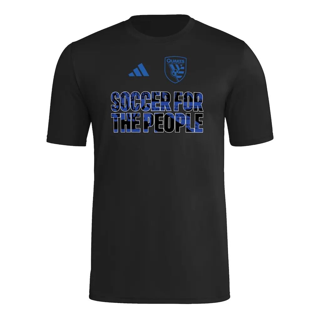 San Jose Earthquakes adidas 2025 Jersey Hook AEROREADY T-Shirt