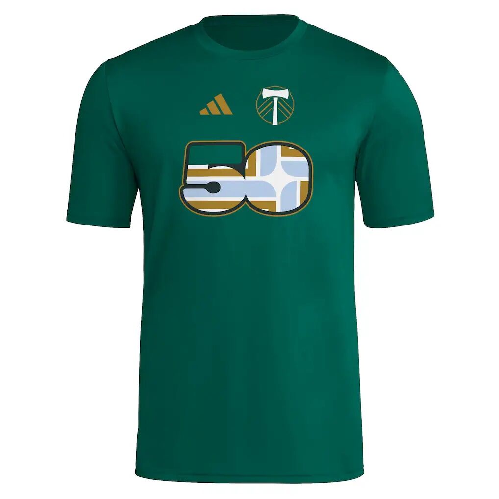 Portland Timbers adidas 2025 Jersey Hook AEROREADY T-Shirt