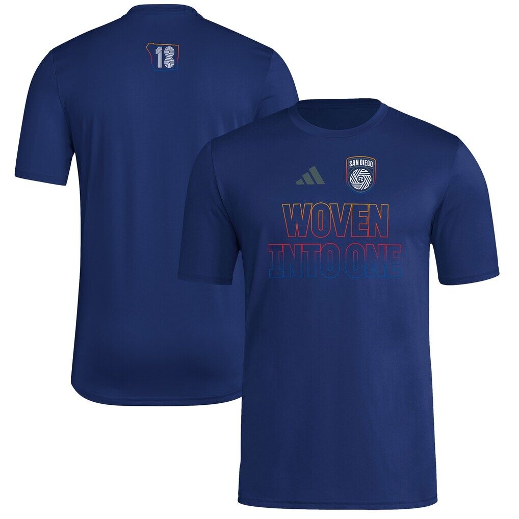 San Diego FC adidas 2025 Jersey Hook AEROREADY T-Shirt