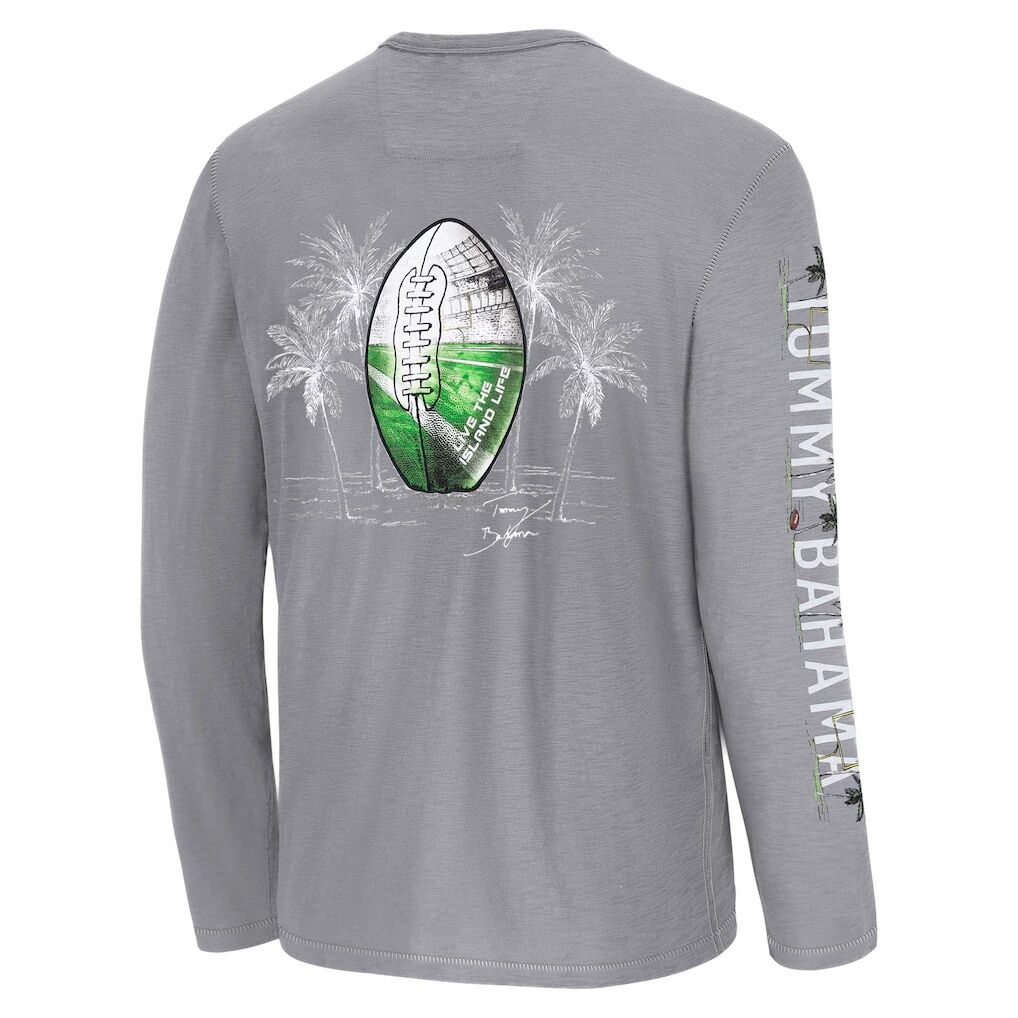 New Orleans Saints Tommy Bahama Oasis Endzone Lux Long Sleeve T-Shirt