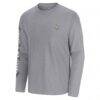 New Orleans Saints Tommy Bahama Oasis Endzone Lux Long Sleeve T-Shirt - Gray - Side View