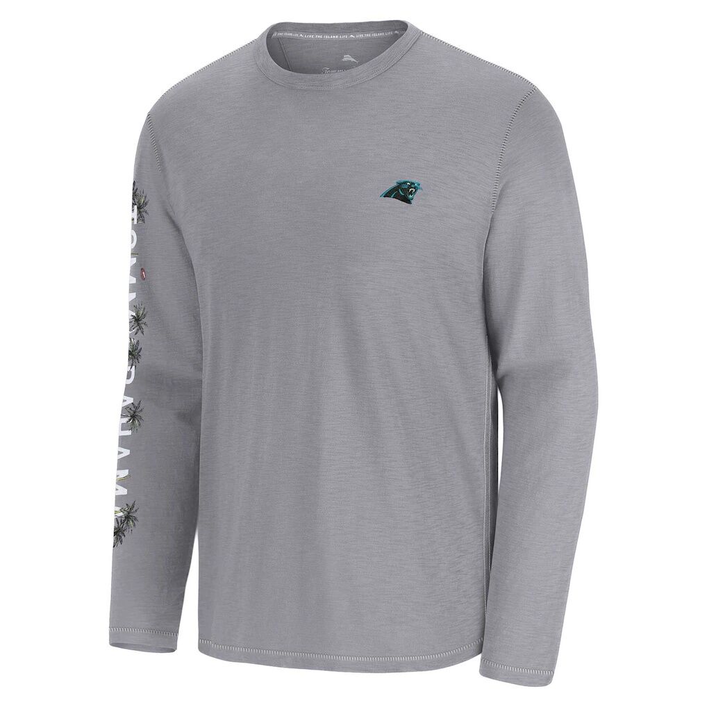 Carolina Panthers Tommy Bahama Oasis Endzone Lux Long Sleeve T-Shirt