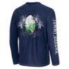 Houston Texans Tommy Bahama Oasis Endzone Lux Long Sleeve T-Shirt - Blue - Detail View