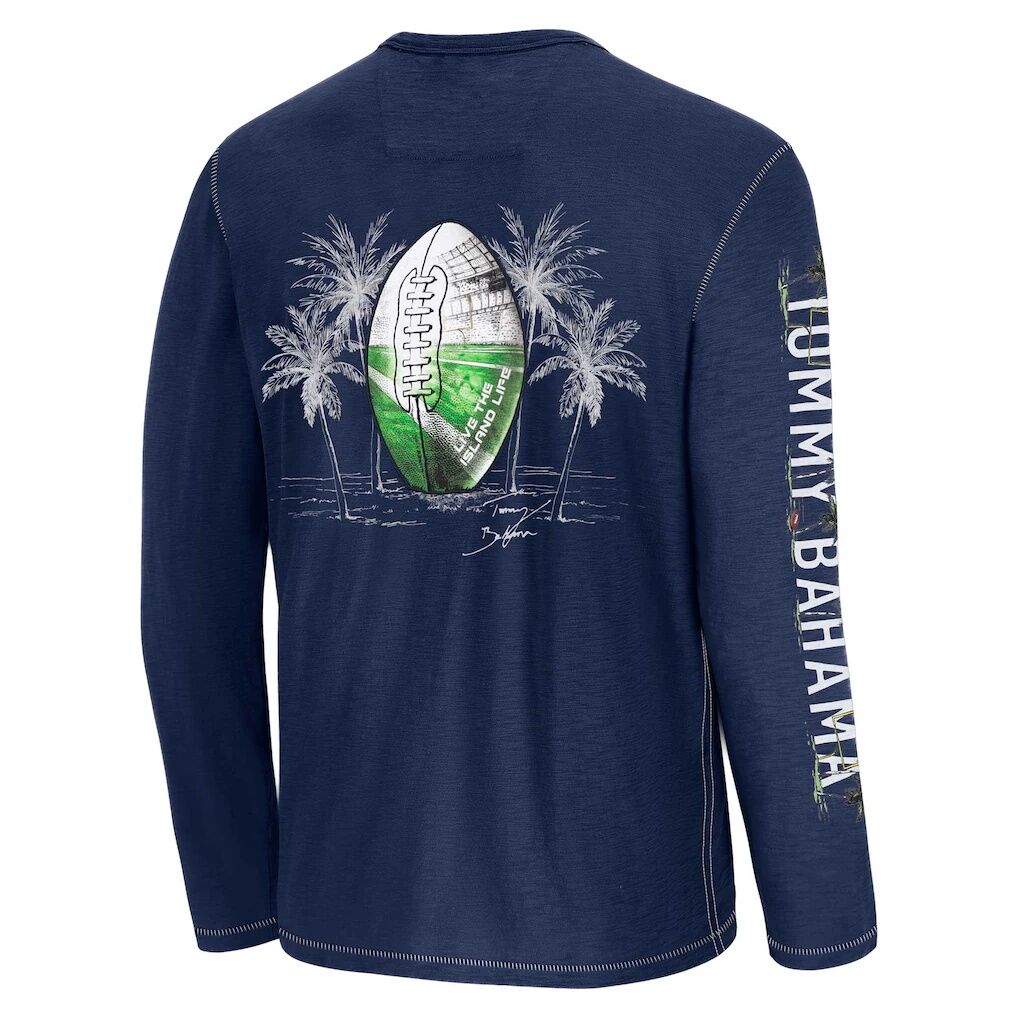 Houston Texans Tommy Bahama Oasis Endzone Lux Long Sleeve T-Shirt