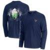 Houston Texans Tommy Bahama Oasis Endzone Lux Long Sleeve T-Shirt - Blue - Front View