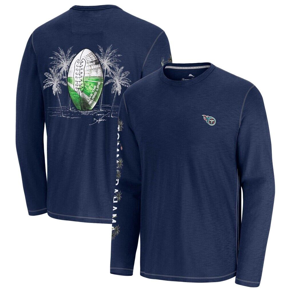 Tennessee Titans Tommy Bahama Oasis Endzone Lux Long Sleeve T-Shirt