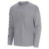 Minnesota Vikings Tommy Bahama Oasis Endzone Lux Long Sleeve T-Shirt - Gray - Side View