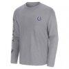 Indianapolis Colts Tommy Bahama Oasis Endzone Lux Long Sleeve T-Shirt - Gray - Side View